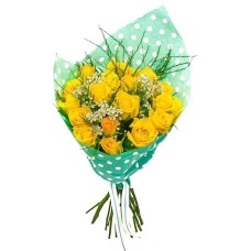 Golden Sun (Small (12 Roses))